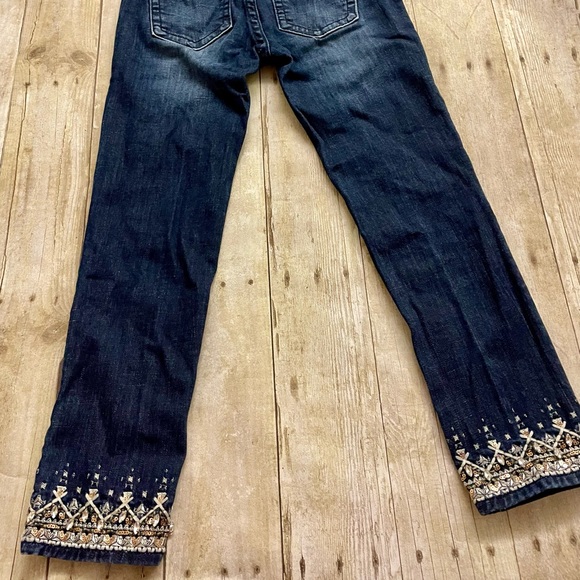 Host Pick! Miss Me Embellished Ankle Skinny Jeans Girls Size 10 - Picture 2 of 10
